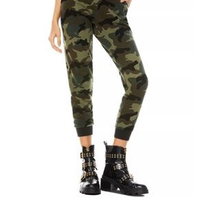 Alice and Olivia NYC Slim Camo Jogger